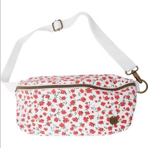 🤍Billabong Rad Red & White Floral Surfs Up Belt Bag (Fanny Pack)♥️